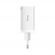 Захранване за ел. мрежа за лаптопи, смартфони и таблети с 2xUSB-C и 1xUSB-A изходи с технология за бързо зареждане - Baseus GaN 5 Pro Laptop Charger 65W (CCGP120202) (бял) thumbnail 2