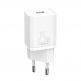Захранване за ел. мрежа с USB-C изход с технология за бързо зареждане - Baseus Super Si USB-C PD Wall Charger 25W (CCSP020102) (бял) thumbnail