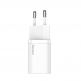 Захранване за ел. мрежа с USB-C изход с технология за бързо зареждане - Baseus Super Si USB-C PD Wall Charger 25W (CCSP020102) (бял) thumbnail 4