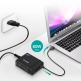 Захранване за ел. мрежа с 3xUSB-A и 1xUSB-C 60W изходи с технология за бързо зареждане - Choetech travel wall Charger 72W PD72-1C3U (черен) thumbnail 6