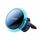 Поставка за радиаторa на кола с безжично зареждане за iPhone с Magsafe - Joyroom Magnetic Fast Wireless Vent Car Holder 15W (сребрист) thumbnail