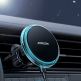 Поставка за радиаторa на кола с безжично зареждане за iPhone с Magsafe - Joyroom Magnetic Fast Wireless Vent Car Holder 15W (сребрист) thumbnail 9