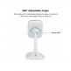 Поставка за безжично зареждане съвместима само с кейсове MagEZ за iPhone и смартфони - Pitaka MagEZ Mount Qi Desktop (бял) thumbnail 6
