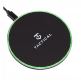 Поставка (пад) за безжично зареждане с технология за бързо зареждане за Qi съвместими устройства - Tactical Base Plug Qi Wireless Charger USB-C 15W (черен) thumbnail 2