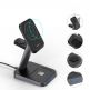 Тройна поставка (пад) за безжично зареждане за iPhone с Magsafe, Apple Watch, AirPods Pro и други устройства с Qi безжично зареждане - Acefast E3 3-in-1 Wireless Charger with MagSafe 15W (черен) thumbnail 10