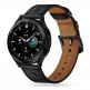 Кожена каишка от естествена кожа за Galaxy Watch, Huawei Watch, Xiaomi, Garmin и други (20мм) - Tech-Protect Leather Screw Band 20mm (черен) thumbnail