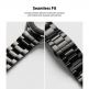 Стоманена каишка за Galaxy Watch, Huawei Watch, Xiaomi, Garmin и други (20 мм) - Ringke Metal One Classic Band 20 mm (черен) thumbnail 5