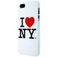 I love New York (I&#9829;NY) Case - поликарбонатов кейс за iPhone 5 (бял) thumbnail