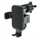 Поставка за радиатора на кола с безжично зареждане за Qi съвместими смартфони - Acefast D17 Wireless Charger Car Vent Mount 15W (черен) thumbnail