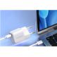 Захранване за ел. мрежа с USB-C изход с технология за бързо зареждане - Choetech USB-C PD Wall Charger 30W (бял) thumbnail 3