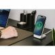 Поставка (пад) за безжично зареждане за iPhone с Magsafe - Nomad Stand One Magnetic Wireless Qi Charging Stand 15W (бял) thumbnail 13