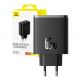 Захранване за ел. мрежа за лаптопи, смартфони и таблети с 2xUSB-C и 1xUSB-A изходи с технология за бързо зареждане - Baseus GaN 5 Cube Pro Charger 65W (P10152301113-00) (черен) thumbnail