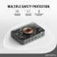 Захранване за ел. мрежа с 4xUSB-C PD изхода и 2xUSB изходa - 4Smarts 7in1 GaN PD Wireless Charging Station 100W (черен) thumbnail 7