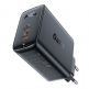 Захранване за ел. мрежа за лаптопи, смартфони и таблети с 2xUSB-C изходи (черен)  - Acefast A29 PD 50W GaN Fast Charger thumbnail