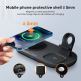 Тройна поставка (пад) за безжично зареждане за iPhone с Magsafe, Apple Watch, AirPods Pro и Qi съвместими мобилни устройства - Mcdodo 3-in-1 Wireless Charger 15W (черен) thumbnail 7