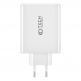 Захранване за ел. мрежа за лаптопи, смартфони и таблети с 3xUSB-C и 1xUSB-A изходи с технология за бързо зареждане - Tech-Protect GaN Fast Wall Charger 100W (бял) thumbnail 3
