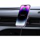 Поставка за радиаторa на кола с безжично зареждане за iPhone с Magsafe - Tech-Protect MagMat MagSafe Vent Car Mount 15W (черен) thumbnail 7