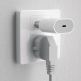 Захранване за ел. мрежа 20W с USB-C изход и технология за бързо зареждане - Dudao Fast Wall Charger USB-C 20W PD (бял) thumbnail 4