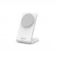 Поставка (пад) за безжично зареждане за iPhone с Magsafe и Apple AirPods - Tech-Protect Wireless Magnetic Magsafe Charger QI15W-A23 (бял) thumbnail