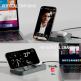 Двойна поставка (пад) за безжично зареждане за iPhone с MagSafe, Apple Watch, AirPods Pro и Qi съвместими мобилни устройства - 4smarts Qi2 Charging Station Trident (черен) thumbnail 3