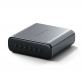 Захранване за ел. мрежа с технология за бързо зареждане и 6xUSB-C PD изхода - Satechi 200W USB-C PD 6 Port GaN Charger (сив) thumbnail 2