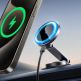 Поставка за таблото на кола с безжично зареждане за iPhone с Magsafe - Joyroom Foldable MagSafe Cockpit Dashboard Car Mount 15W (черен) thumbnail 11