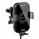 Поставка за радиатора на кола с безжично зареждане за Qi съвместими смартфони - OBALME GravCharger Wireless Charging Car Holder 15W (черен) thumbnail