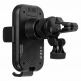 Поставка за радиатора на кола с безжично зареждане за Qi съвместими смартфони - OBALME GravCharger Wireless Charging Car Holder 15W (черен) thumbnail 5