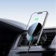 Поставка за радиаторa на кола с безжично зареждане за iPhone с Magsafe - Joyroom Magnetic Wireless Air Vent Car Mount 15W (черен) thumbnail 4