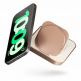 Поставка (пад) за безжично зареждане за iPhone с Magsafe (мед)  - Zens Aluminium Nightstand Wireless Charger 15W Qi ZESC16W thumbnail 2