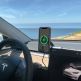 Магнитна поставка за кола с безжично зареждане съвместима с Tesla автомобили за iPhone с Magsafe - 4smarts Qi2 Screen Wireless Charger Car Mount 15W (черен) thumbnail 6