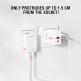 Захранване за ел. мрежа за мобилни устройства с USB-A и USB-C изходи и с технология за бързо зареждане - 4smarts GaN latPlug Duos 20W Wall Charger (бял) thumbnail 9