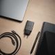 Захранване за ел. мрежа с USB-C изход с технология за бързо зареждане - Nomad 40W USB-C GaN Slim Wall Charger (черен) thumbnail 7