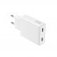 Захранване за ел. мрежа за мобилни устройства с 2xUSB-C изходи и с технология за бързо зареждане - 4smarts GaN PDPlug Slim Duos 2C Wall Charger 65W (бял) thumbnail 4