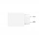 Захранване за ел. мрежа за мобилни устройства с 2xUSB-C изходи и с технология за бързо зареждане - 4smarts GaN PDPlug Slim Duos 2C Wall Charger 65W (бял) thumbnail 6