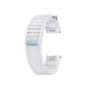 Оригинална текстилна каишка за Samsung Galaxy Watch, Huawei Watch, Xiaomi, Garmin и други часовници с 20мм захват - Samsung One Click Fabric Sport Strap 20mm M/L ET-SVL31LWE (бял) thumbnail