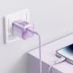 Захранване за ел. мрежа с USB-C изход с технология за бързо зареждане - Acefast PD GaN USB-C Wall Charger 30W (лилав) thumbnail 5