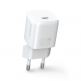 Захранване за ел. мрежа с USB-C изход с технология за бързо зареждане - Nordic PD GaN USB-C Wall Charger 30W (бял) thumbnail