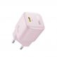 Захранване за ел. мрежа с USB-C изход с технология за бързо зареждане - Baseus PicoGo GaN Fast Wall Charger 45W (P10176800413-00) (розов) thumbnail