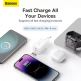 Захранване за ел. мрежа с 2xUSB-C изходи с технология за бързо зареждане - Baseus GaN5 Pro Fast Wall Charger Dual USB-C 40W (бял) thumbnail 5