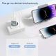 Захранване за ел. мрежа с 2xUSB-C изходи с технология за бързо зареждане - Baseus GaN5 Pro Fast Wall Charger Dual USB-C 40W (бял) thumbnail 6