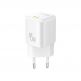 Захранване за ел. мрежа с USB-C изход с технология за бързо зареждане - Baseus PicoGo GaN Fast Wall Charger 45W (P10176800213-00) (бял) thumbnail 3