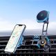 Поставка за радиаторa на кола с безжично зареждане за iPhone с Magsafe - Wozinsky WCT5-6S2Y Magnetic Fast Wireless Vent Car Holder 15W (черен) thumbnail 5