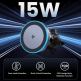 Магнитна поставка за радиатора на кола с безжично зареждане за iPhone с MagSafe - Ugreen W708 Qi2 Magnetic Car Wireless Charger 15W (черен) thumbnail 2