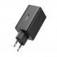 Захранване за ел. мрежа за мобилни устройства с 2xUSB и 2xUSB-C изходи с технология за бързо зареждане - Baseus GaN6 Pro Wall Charger 65W With USB-C Cable (P10162701113-00) (черен) thumbnail 2