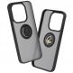 Хибриден удароустойчив кейс с пръстен против изпускане за Xiaomi 15T - Techsuit Glinth Hybrid Case (черен-прозрачен) thumbnail 3
