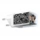  Захранване за ел. мрежа с 2xUSB-C изходи с технология за бързо зареждане - Baseus GaN5 Pro Fast Wall Charger Dual USB-C 40W (P10110804217-Z1) (бял) thumbnail 6