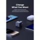 Захранване за ел. мрежа за лаптопи, смартфони и таблети с USB-A и 2xUSB-C изходи с технология за бързо зареждане - Ugreen Nexode Pro GaN Fast Wall Charger 65W PD (тъмносив) thumbnail 6