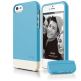 Elago S5 Glide Case - слайдер кейс и защитни покрития за iPhone 5 (син-мат) thumbnail