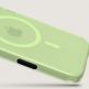 Хибриден удароустойчив кейс с MagSafe за iPhone 17 - Benks Magnetic Lucid Armor Camera Control Case (зелен) thumbnail 5